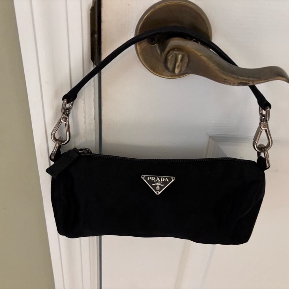 Prada Elegant Black Shoulder Bag